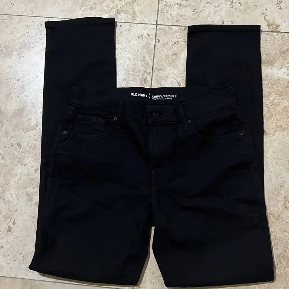 Old Navy black jeans - Picture 1 of 5